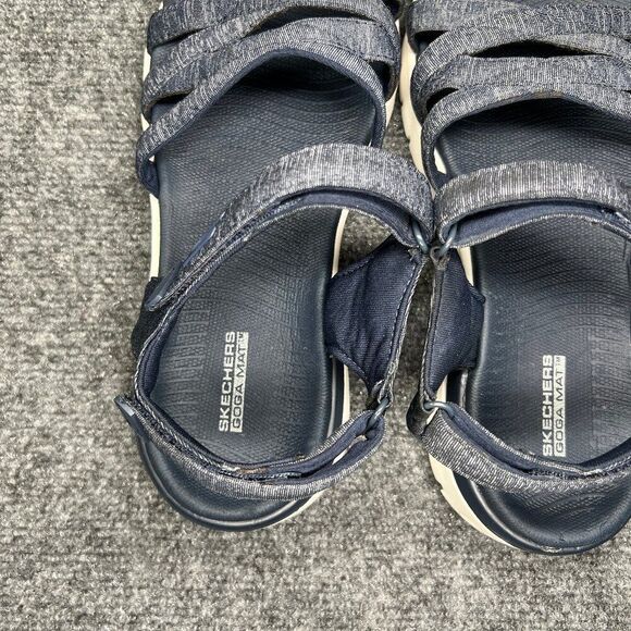 Skechers On The Go Flex-Finest Sandals Women's 8W Blue Athletic Active Outdoor - Picture 9 of 13